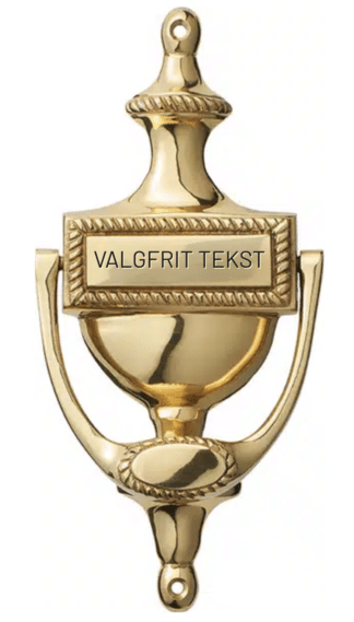 Dørhammer_blank_messing_dekoration_gravering